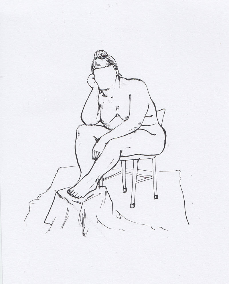 Lockdown, Life drawing & lemons