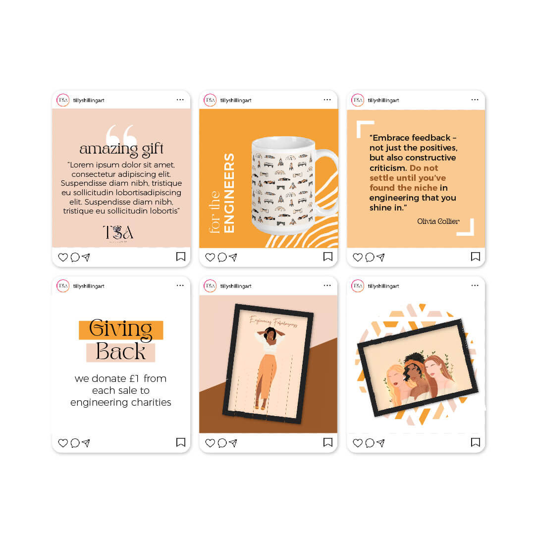 Impactful organic social media to drive scrollers to shoppers