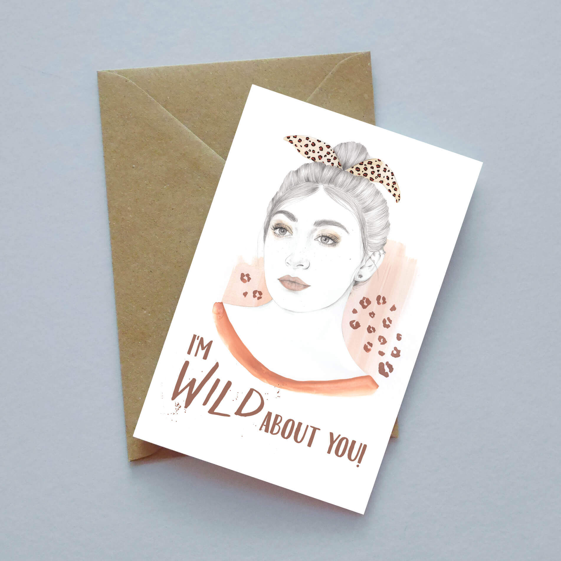 'Wild about you' 2 Greeting Card image 0