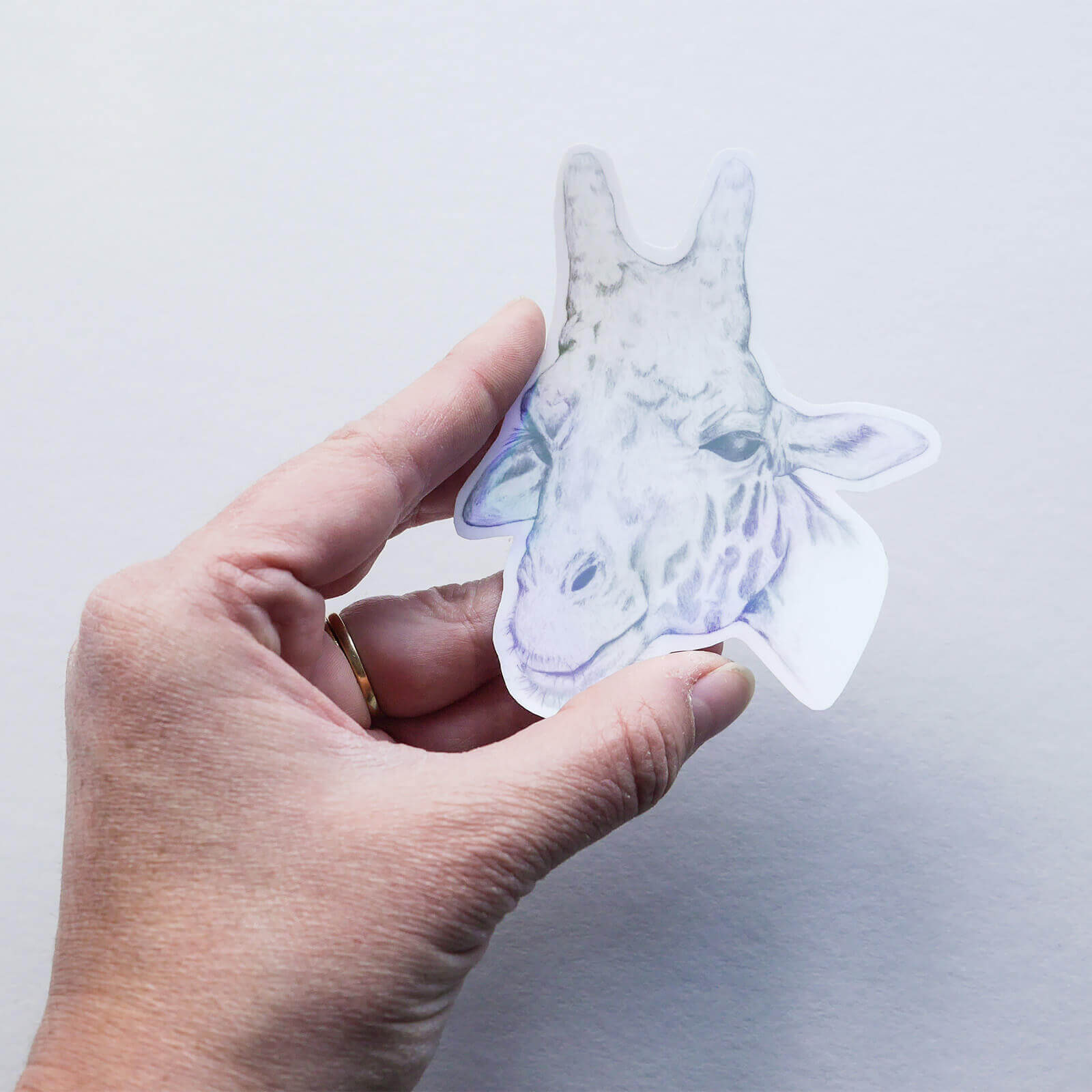 Giraffe Vinyl Sticker image 0