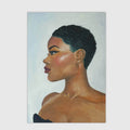 Profile A4 painting - giclee fine art print image 0