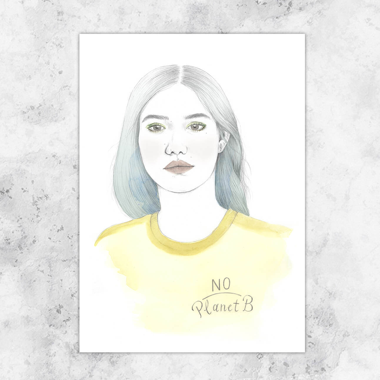 No Planet B illustration - art print image 0