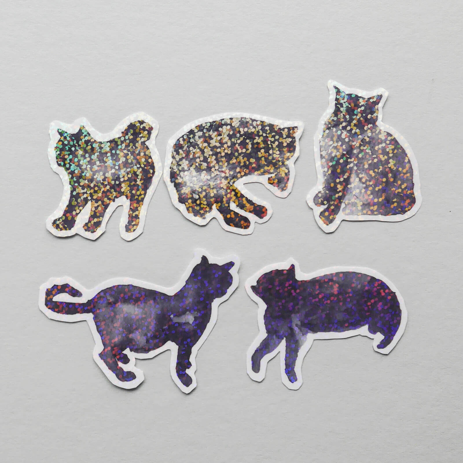 Cat Silhouette - Vinyl Sticker Pack image 6