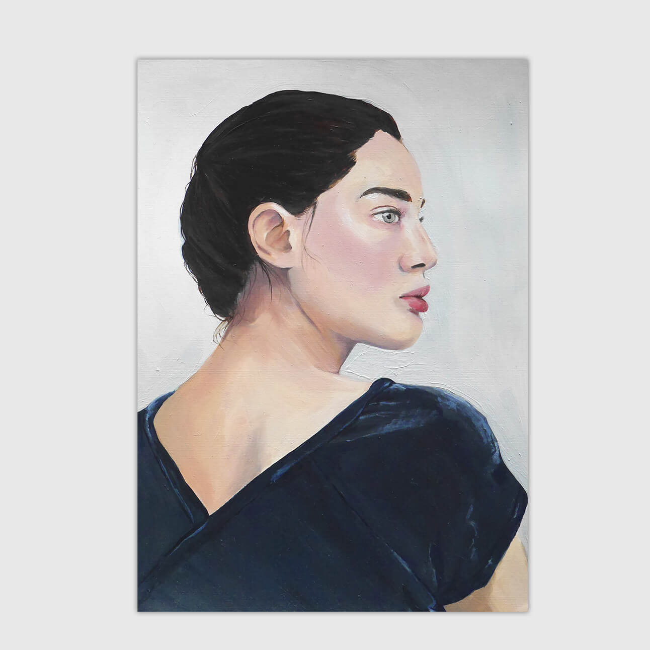 Velvet A4 painting - giclee fine art print image 0