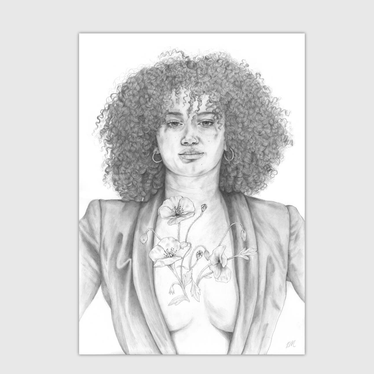 Scarlett (Resilience) A4 - giclee fine art print image 0