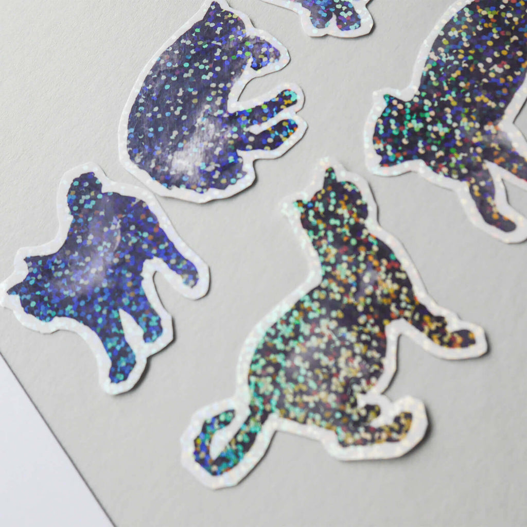 Cat Silhouette - Vinyl Sticker Pack image 2