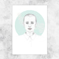 Rose illustration - art print image 0