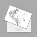 Cat hug postcard image 0