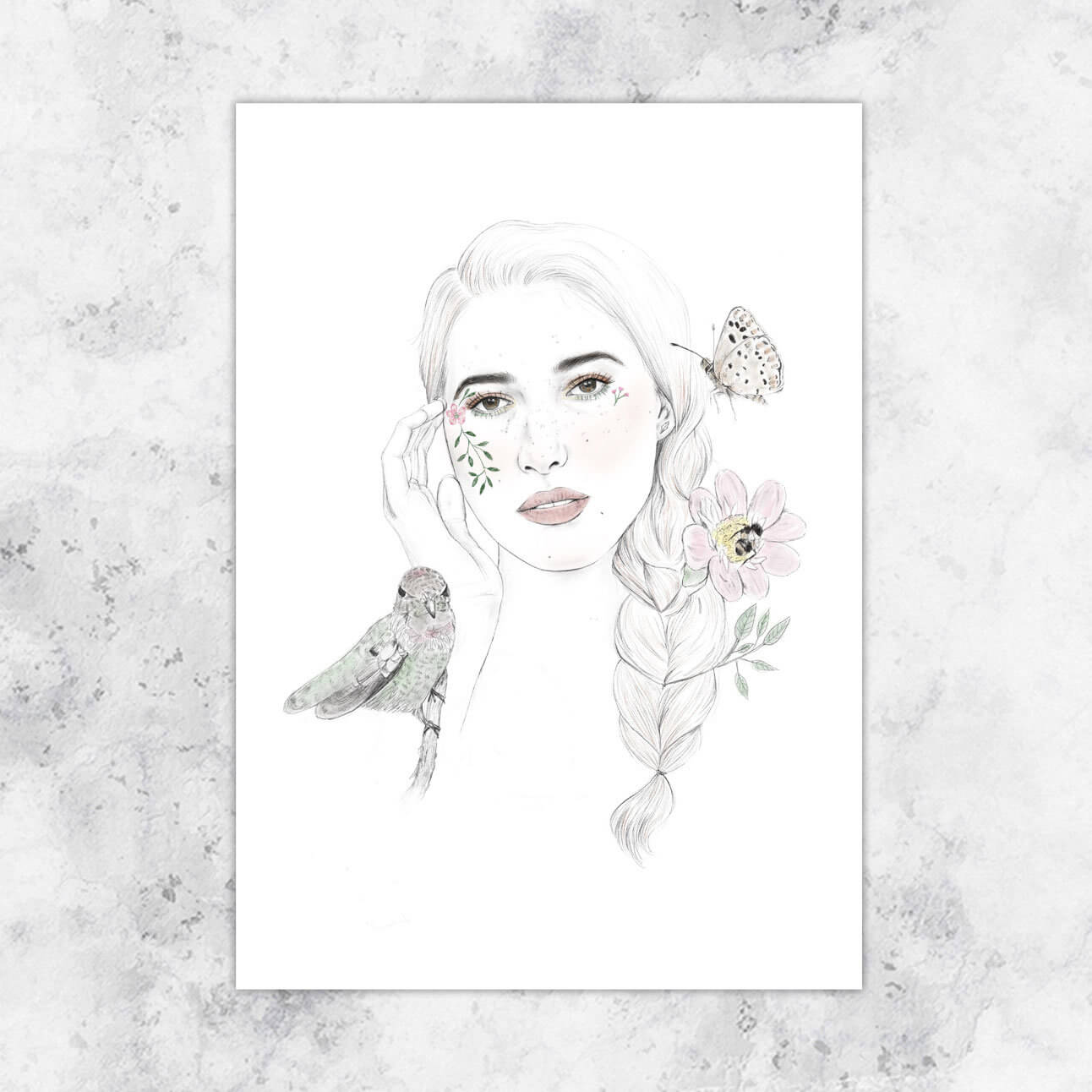 Illustration Mother Nature - art print image 0