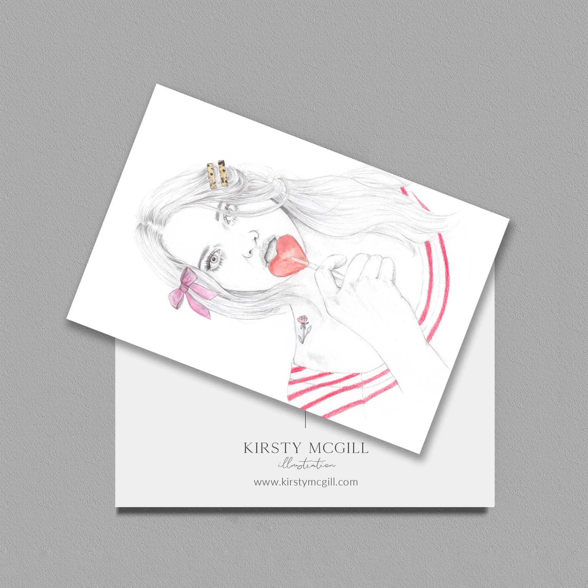 Lollipop postcard image 0
