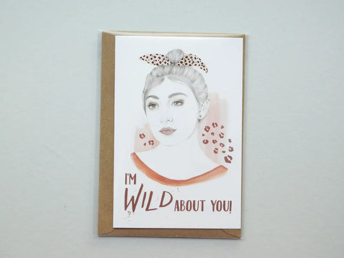 'Wild about you' 2 Greeting Card image 1