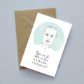 Roses are Red illustrated greetings card image 0