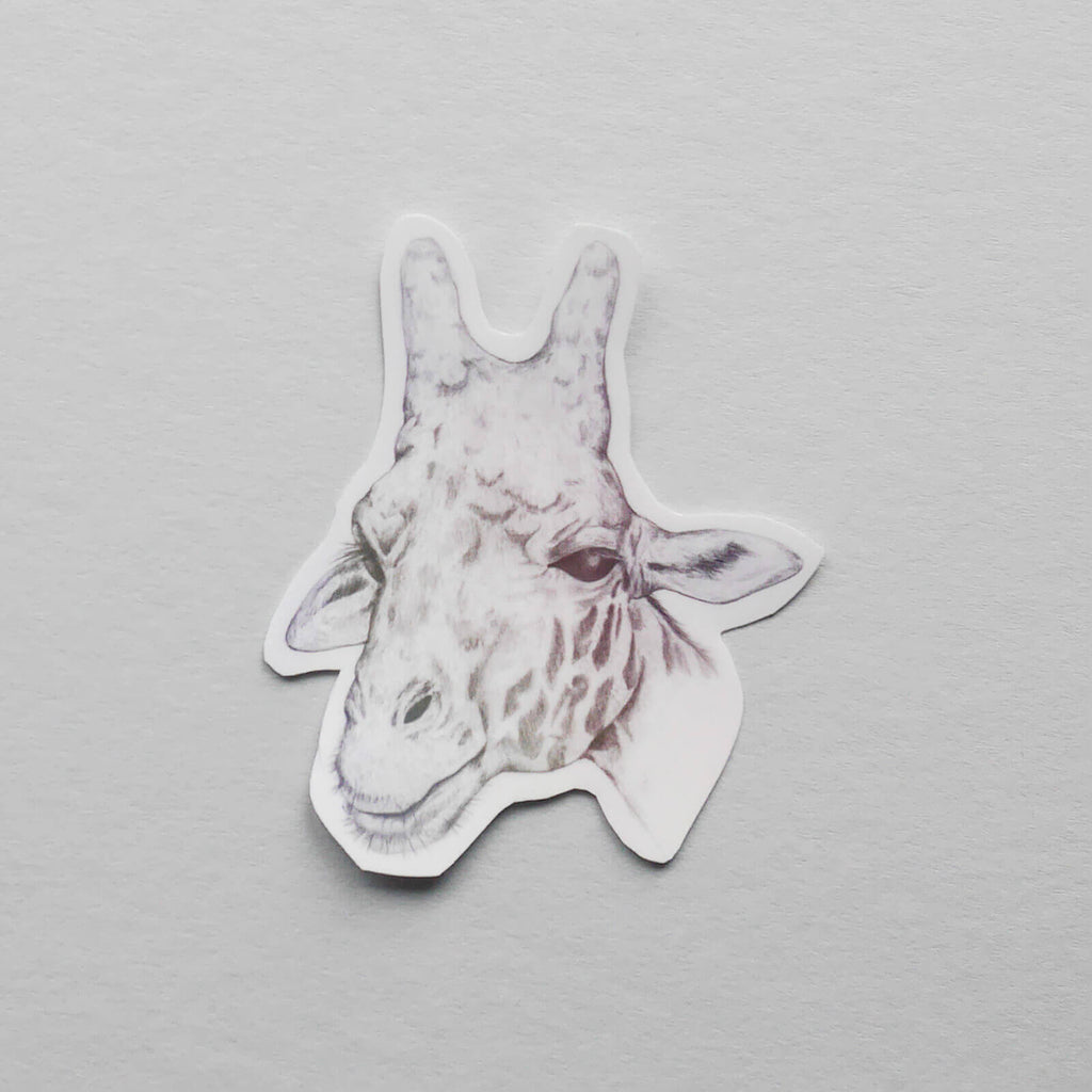 Giraffe Vinyl Sticker image 1