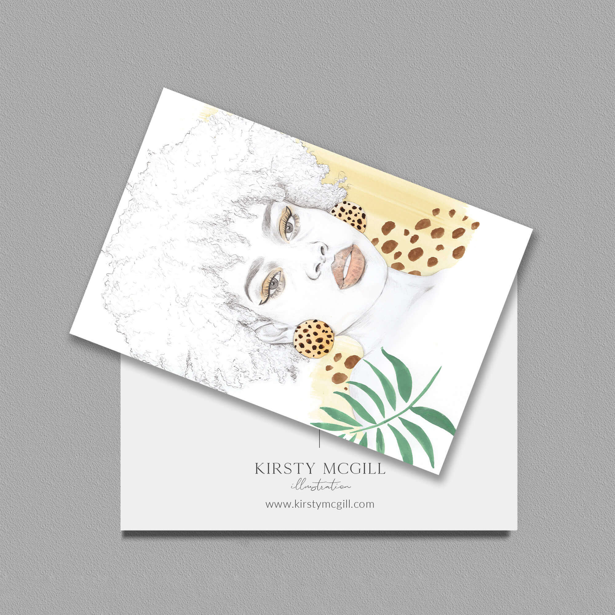 Wild Cheetah postcard image 0