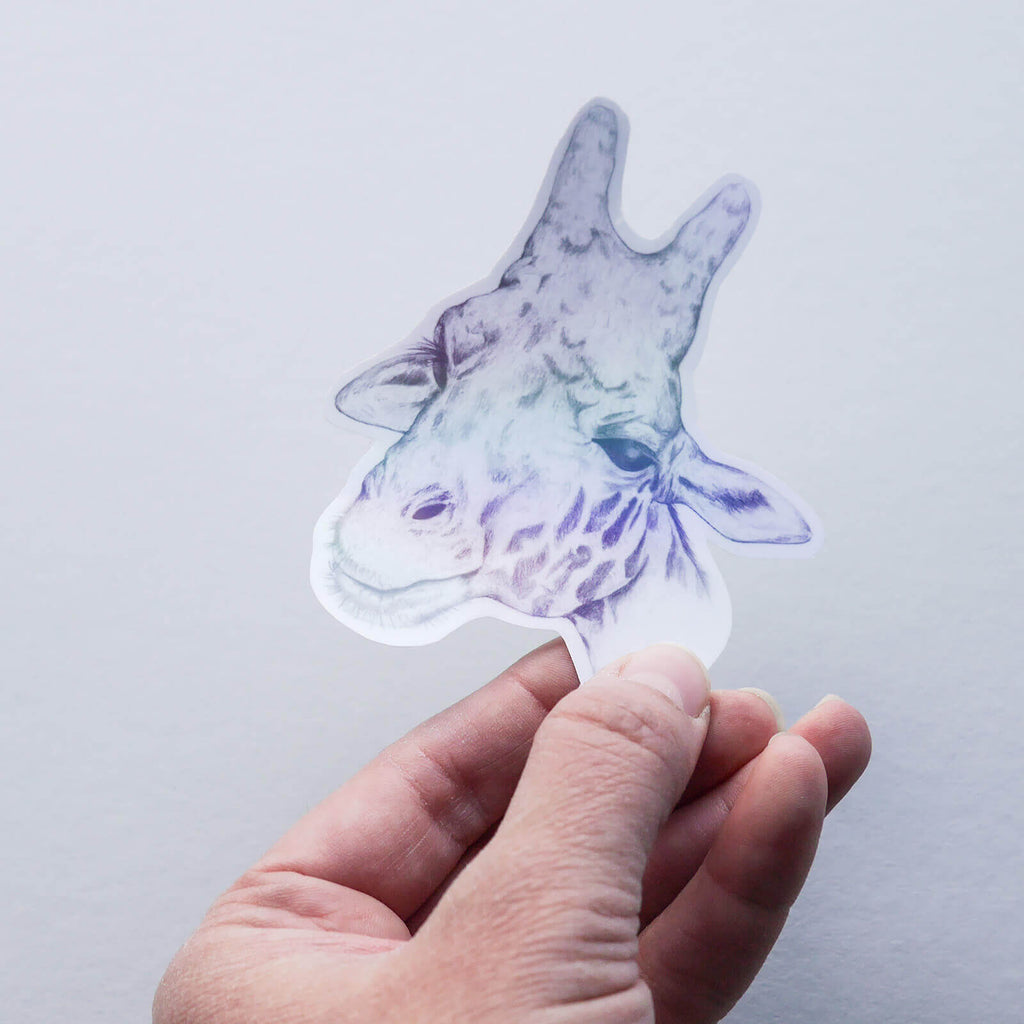Giraffe Vinyl Sticker image 3