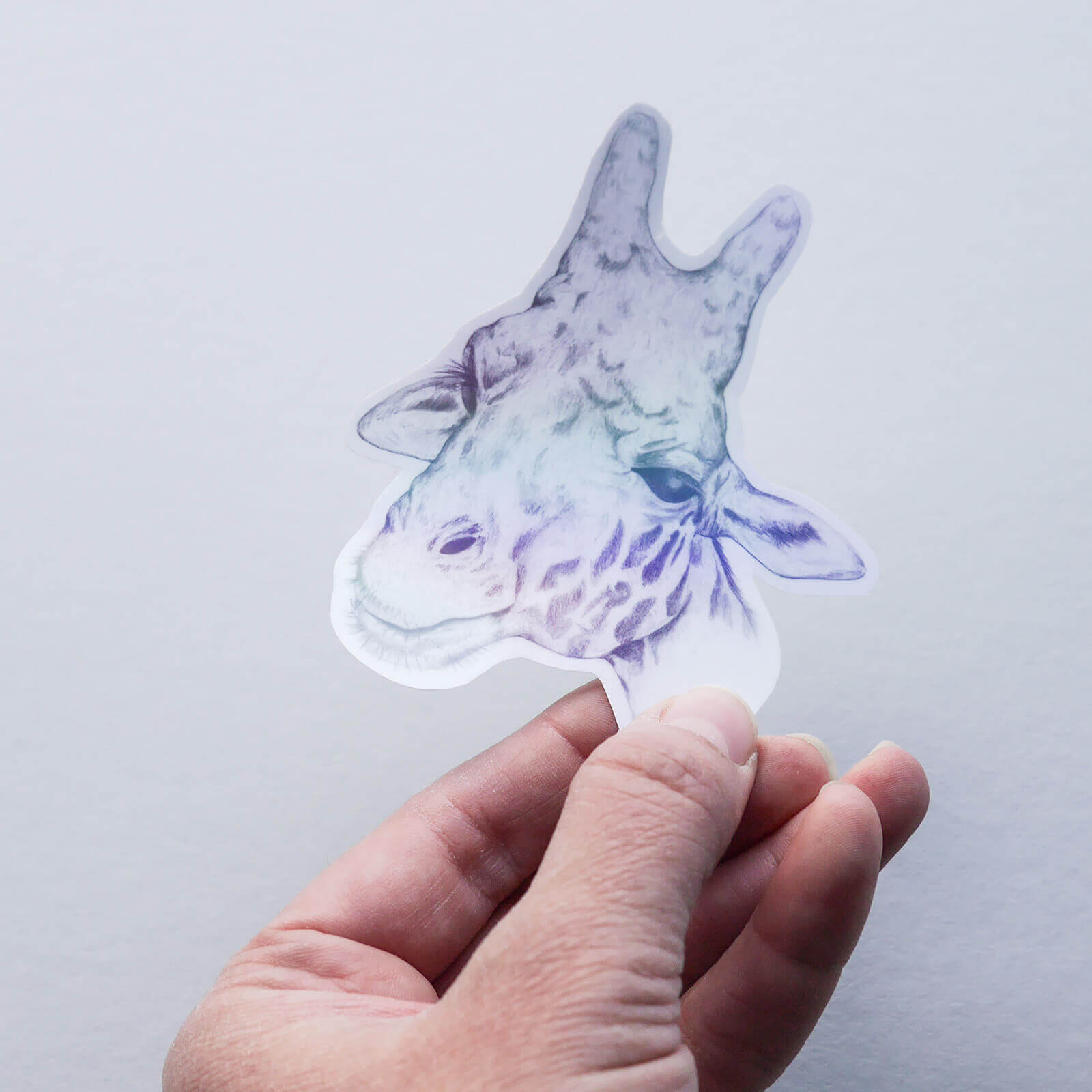 Giraffe Vinyl Sticker image 3