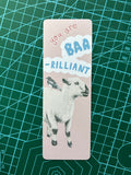 Sheep Baa-rilliant Bookmark