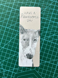 Pawesome Greyhound Bookmark
