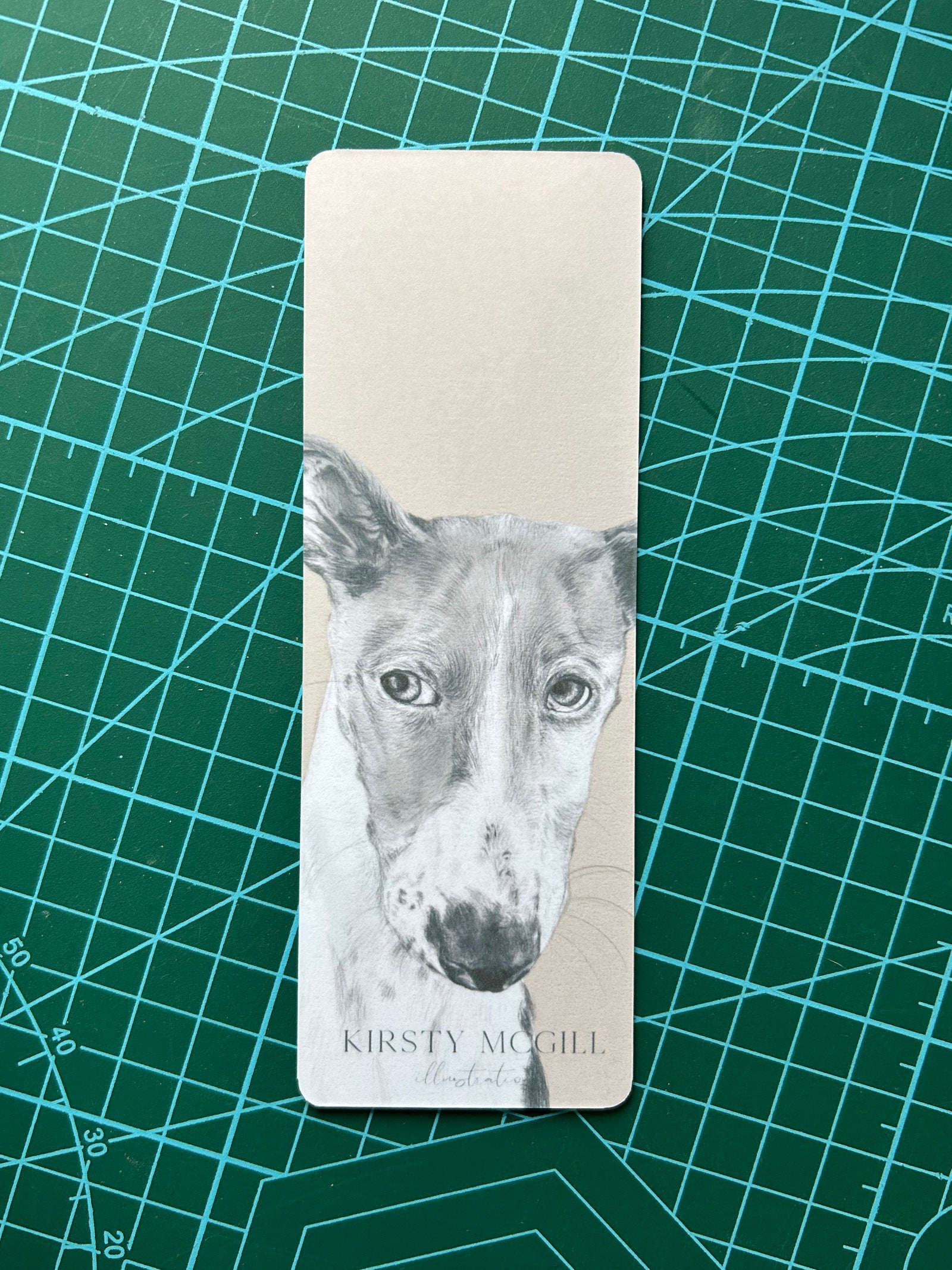 Pawesome Greyhound Bookmark