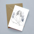 Meditate illustrated greeting card image 0