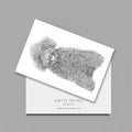 Curly dog postcard image 0