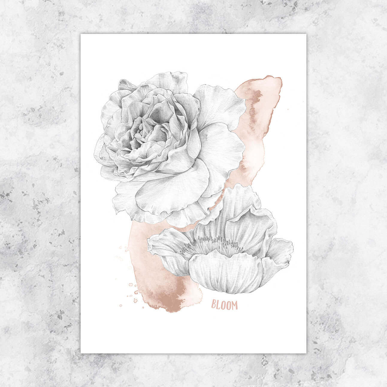 Bloom A4 illustration - art print image 0