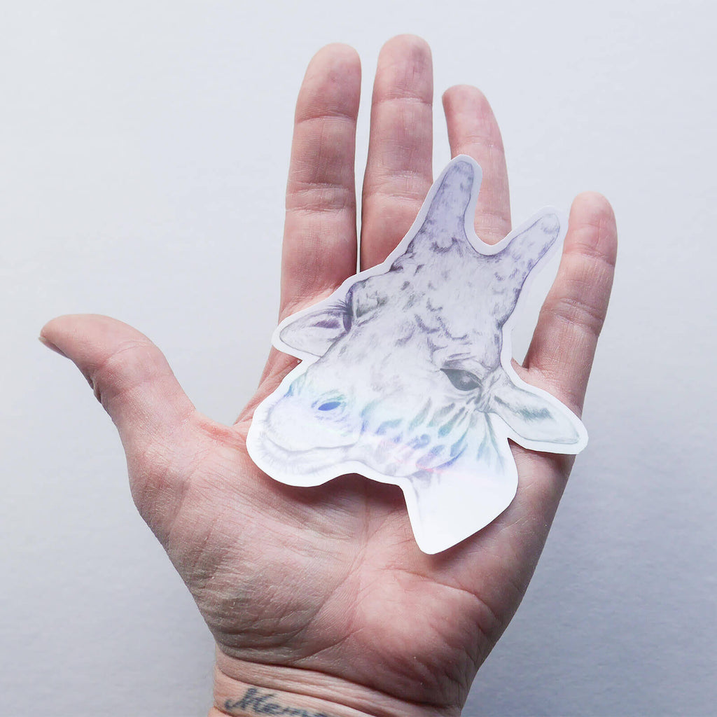 Giraffe Vinyl Sticker image 2