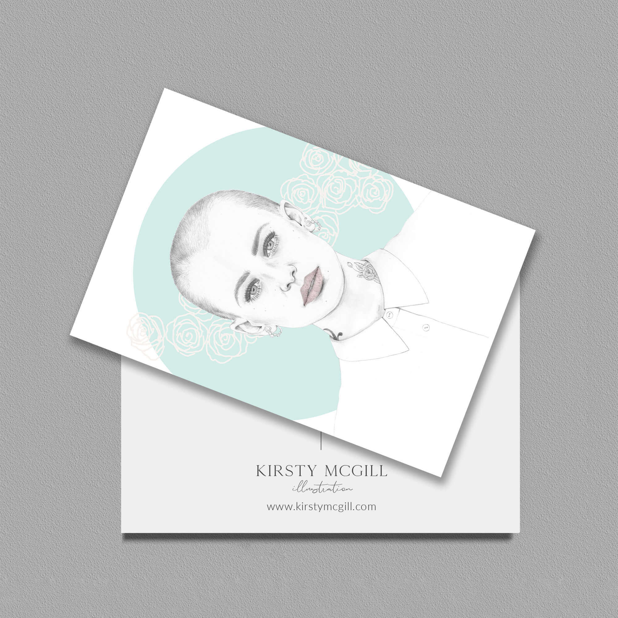 Rose postcard image 0