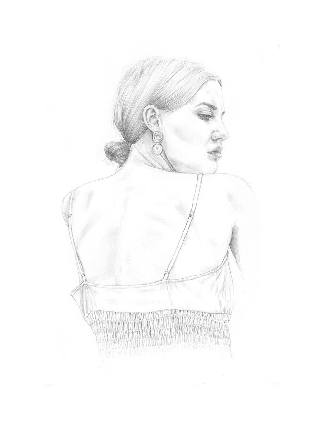 Back in Glamour - A3 Original Drawing image 0