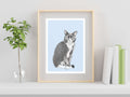 Cat illustration - art print