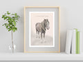 Horse illustration - art print