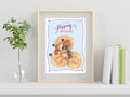Flipping awesome pancake illustration - art print