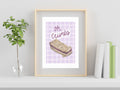 'Oh crumbs' crumble illustration - art print