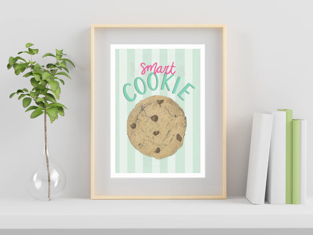 Smart Cookie illustration - art print